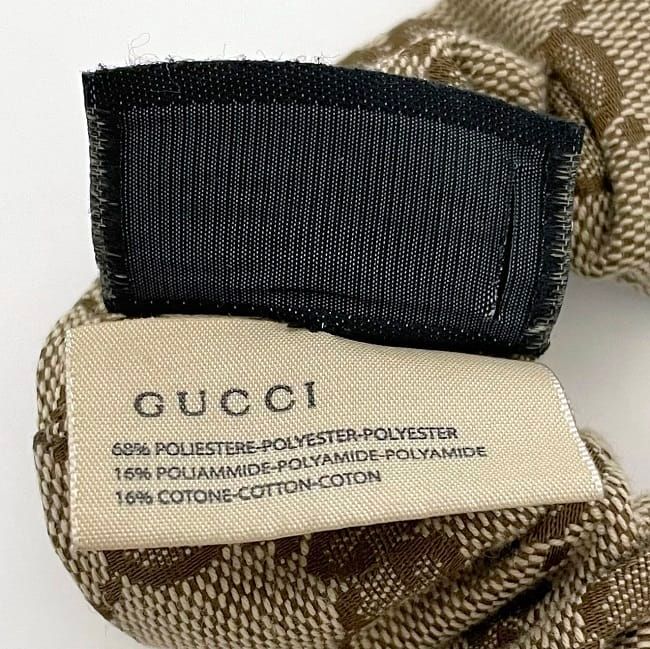 グッチ シュシュ ベージュ GGキャンバス 790225 3GANH 9764