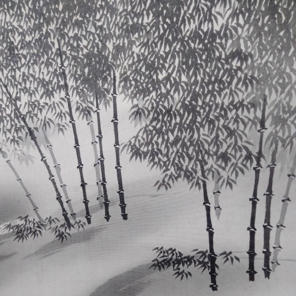 年代物 掛軸】横山 大観 画題『竹林』 水墨画 第1回文化勲章受章 年代物 掛軸】横山 大観 画題『竹林』 水墨画 第1回文化勲章受章
