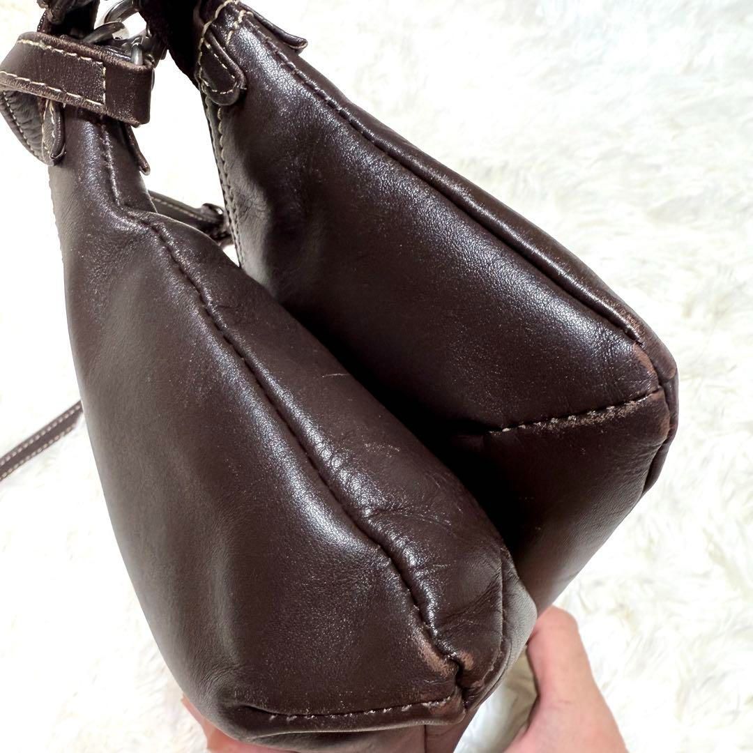 Kitamura キタムラ ショルダーバッグ オールレザー Kマーク ブラウン Kitamura｜ショルダーバッグ R-0775 | Rakuten Fashion(楽天