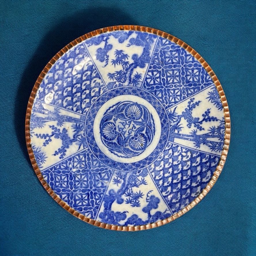 伊万里 伊万里焼 印判皿 松竹梅 【骨董品】小皿 16枚セット アンティーク 伊万里 伊万里焼 印判皿 松竹梅 【骨董品】小皿 16枚セット