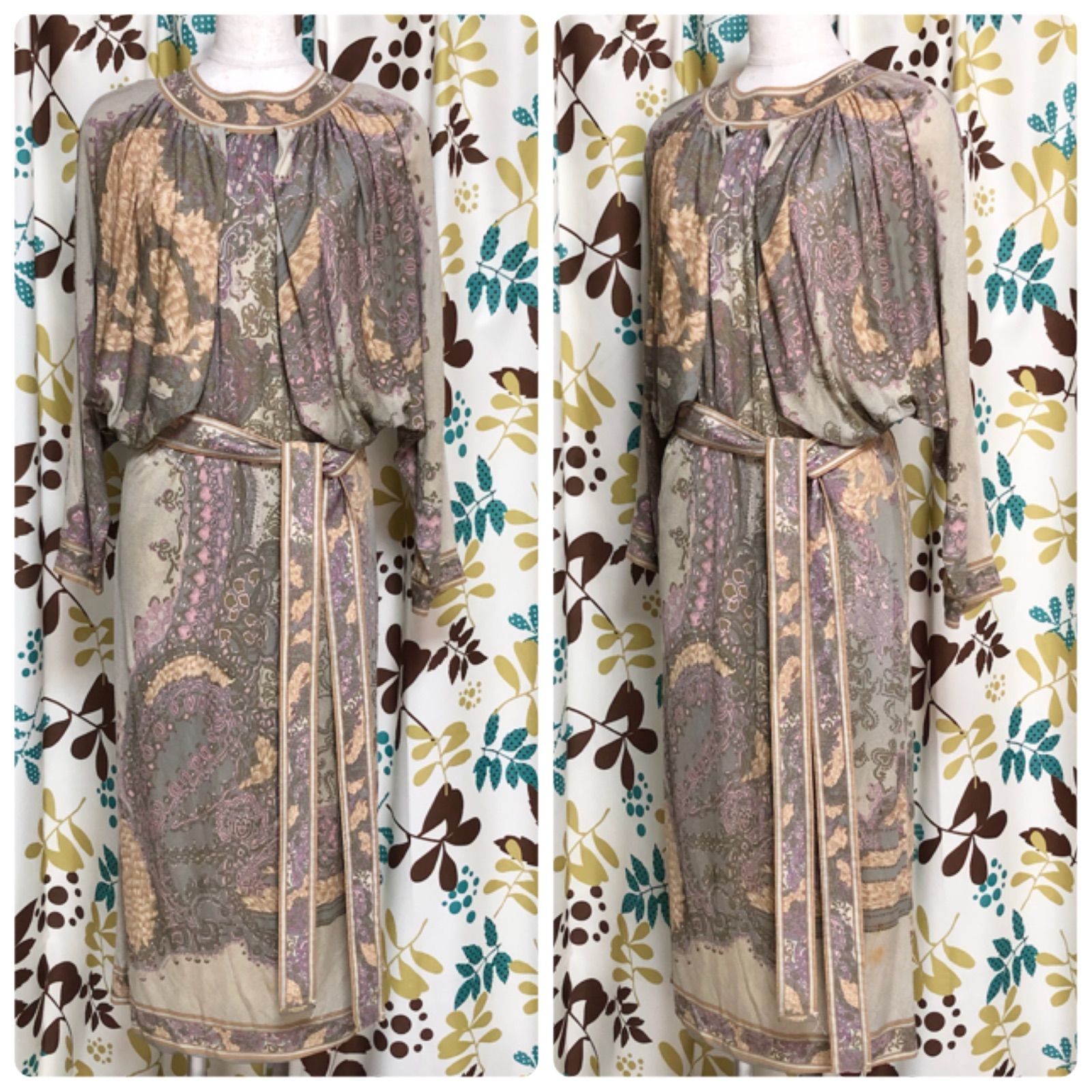 LEONARD FASHON レオナールファッション jersey mikado ベルト