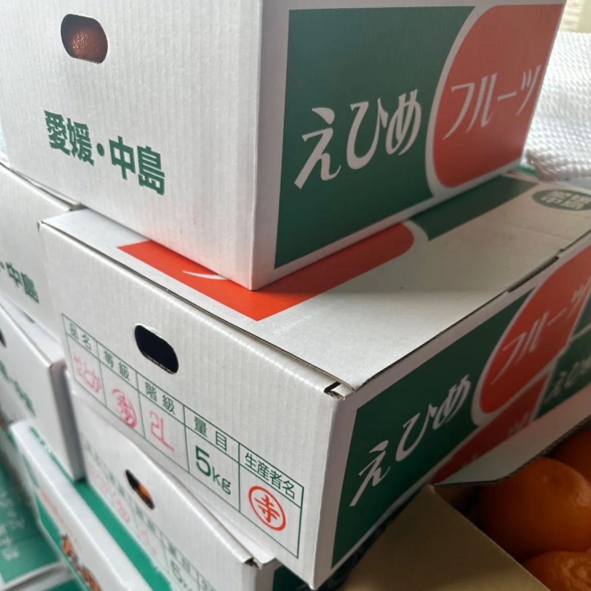 愛媛産 せとかサイズ 2L 10キロ❣️5キロ ❌2 年度末大セール - メルカリ