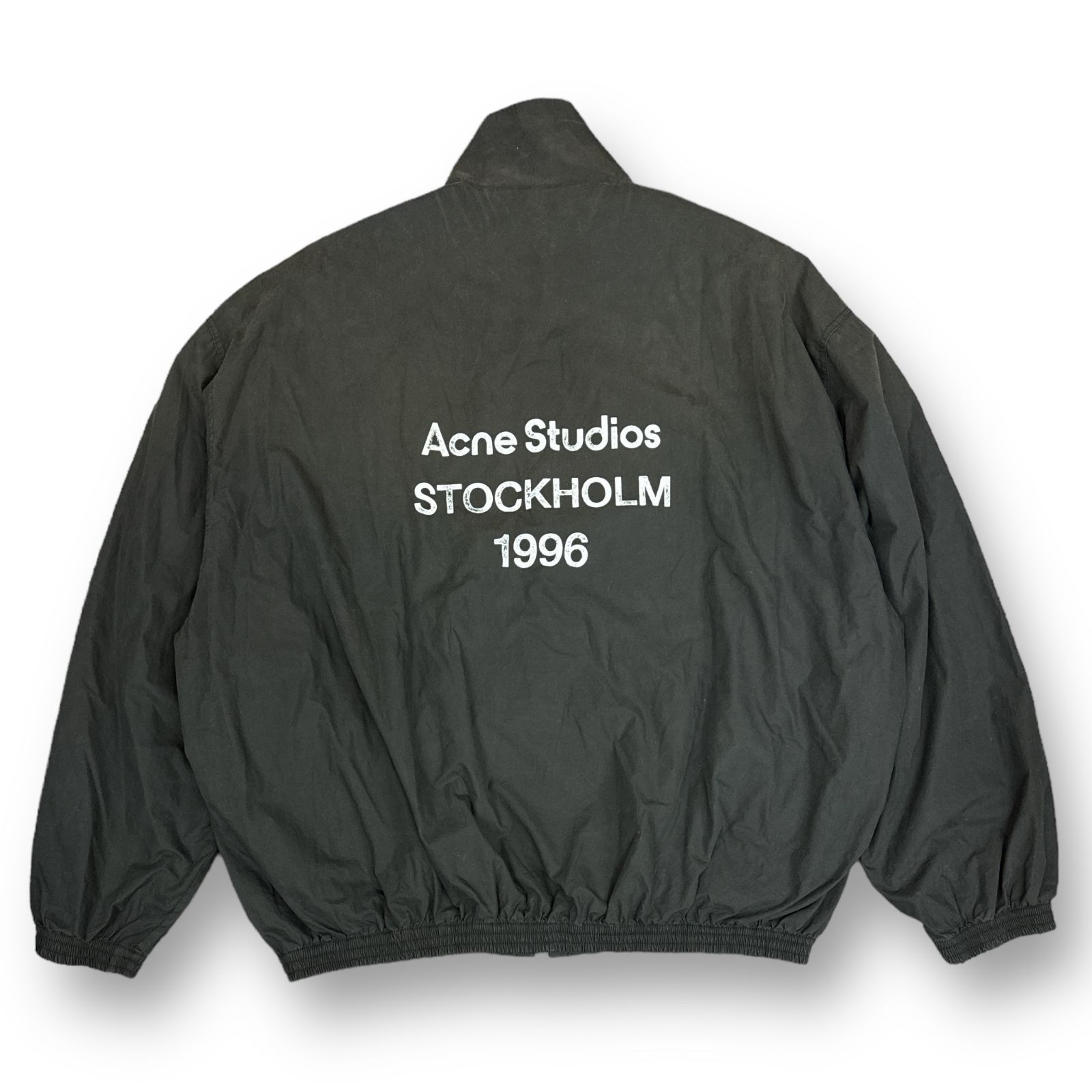 定価99000円 Acne Studios 24SS ロゴ ジッパー ジャケット トラッカージャケット スウィングトップ ジップジャケット  アクネストゥディオズ FN-MN-OUTW001165 48 76461A2 - メルカリ