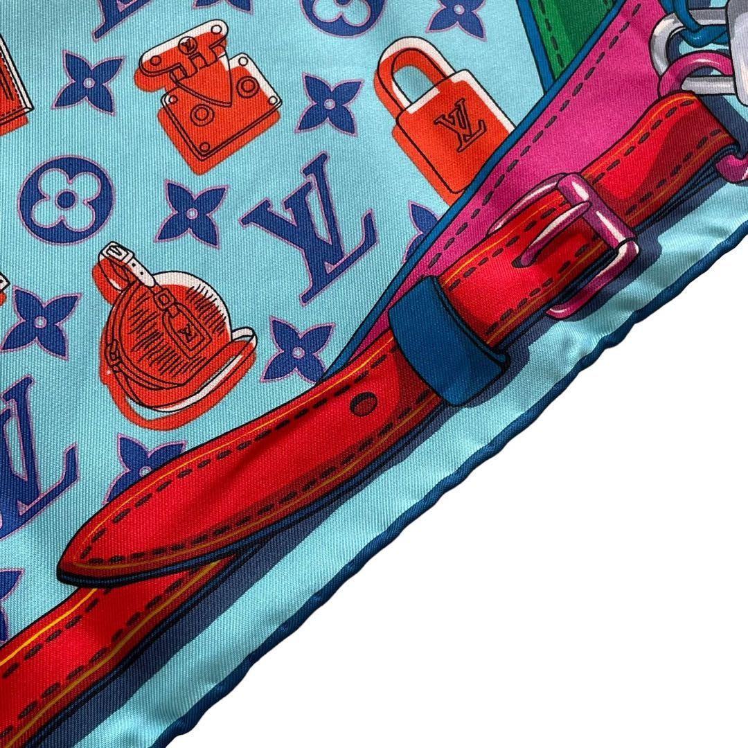 LOUIS VUITTON ルイヴィトン M76147 スカーフ ハンカチ - メルカリ
