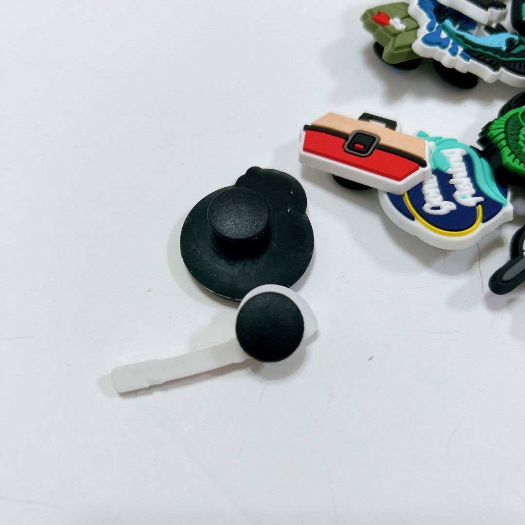 ジビッツ クロックス シューチャーム サンダル まとめ 釣り フィッシング 釣り竿 さかな 甚平 浴衣 夏 ワンポイント知育 おさかな
