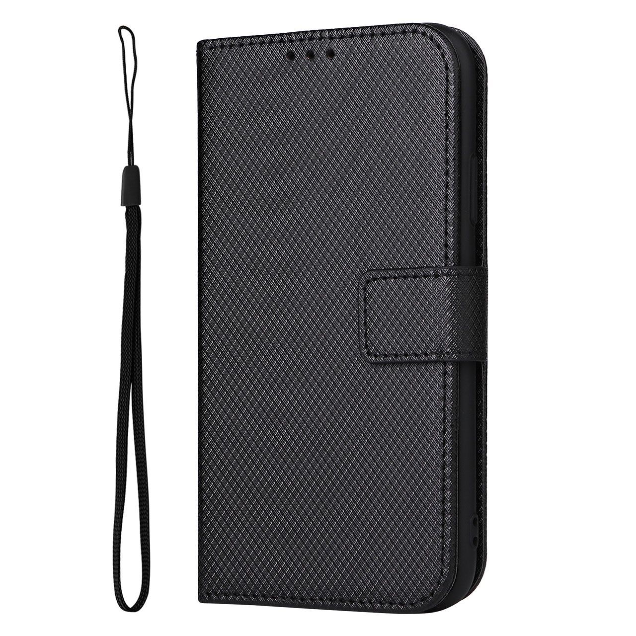 AQUOS wish3 ケース 手帳 SH-53D ウィッシュ3 チェックレザー シンプル