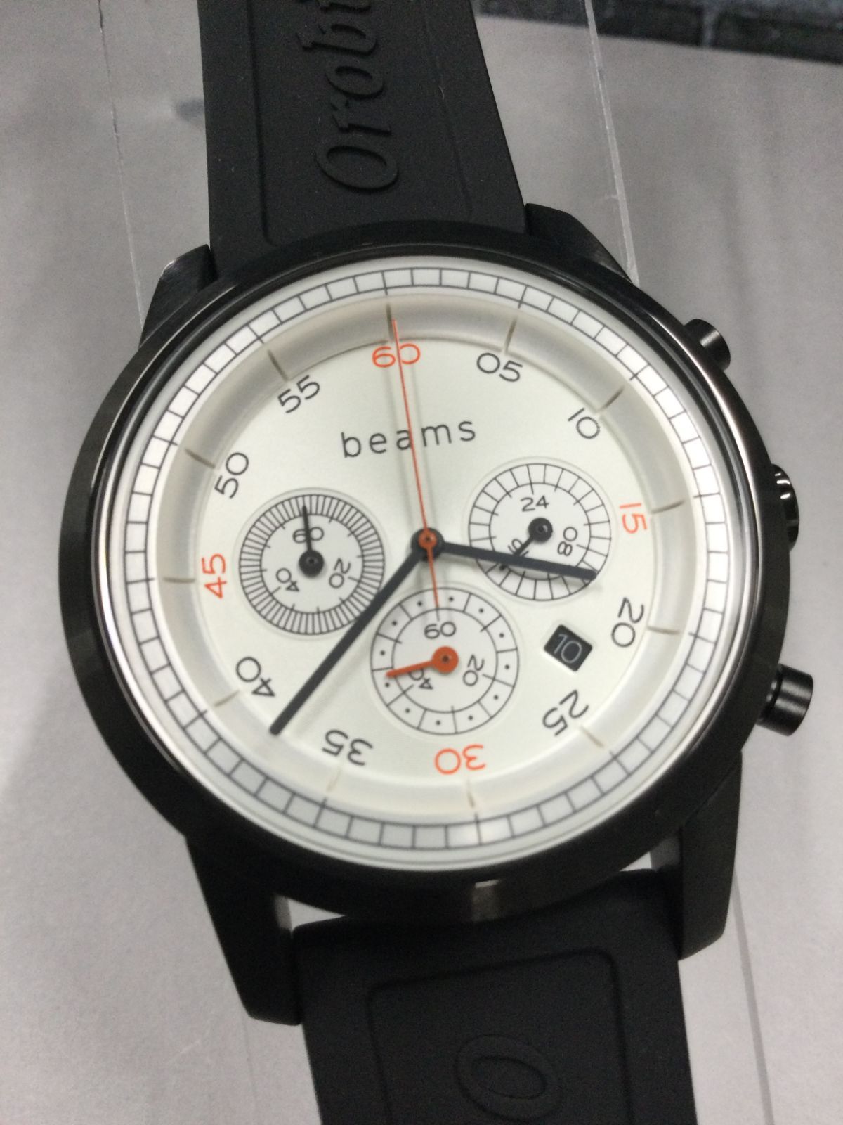 WENA × BEAMS WN-WC02B-H Wena Chronograph Premium Black WD -beams