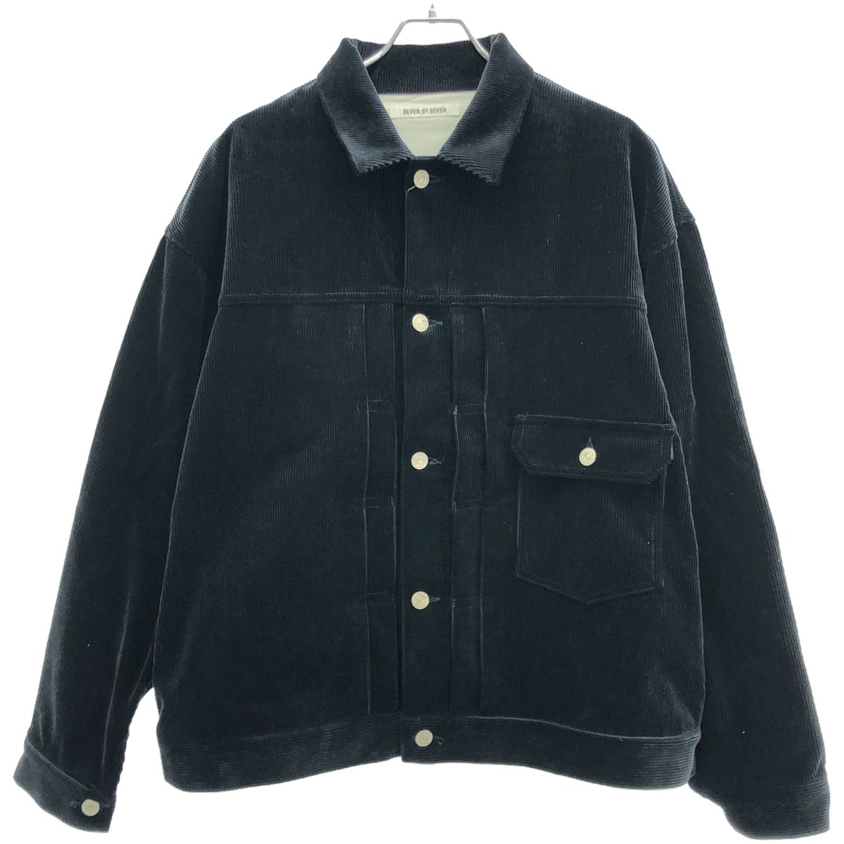 SEVEN BY SEVEN セブンバイセブン コーデュロイジャケット ネイビー