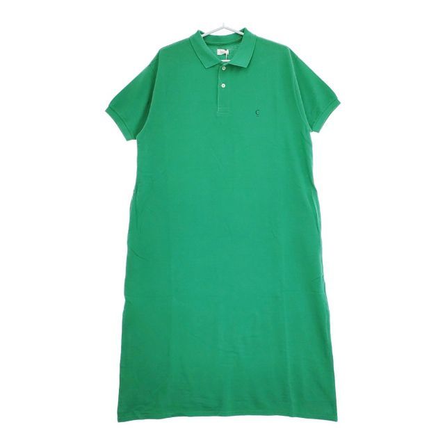 CIOTA 定価 Polo Shirts Dress drop tail CSLM-130-WP 定価27500円 半袖 ワンピース グリーン レディース シオタ 5-0421S∞