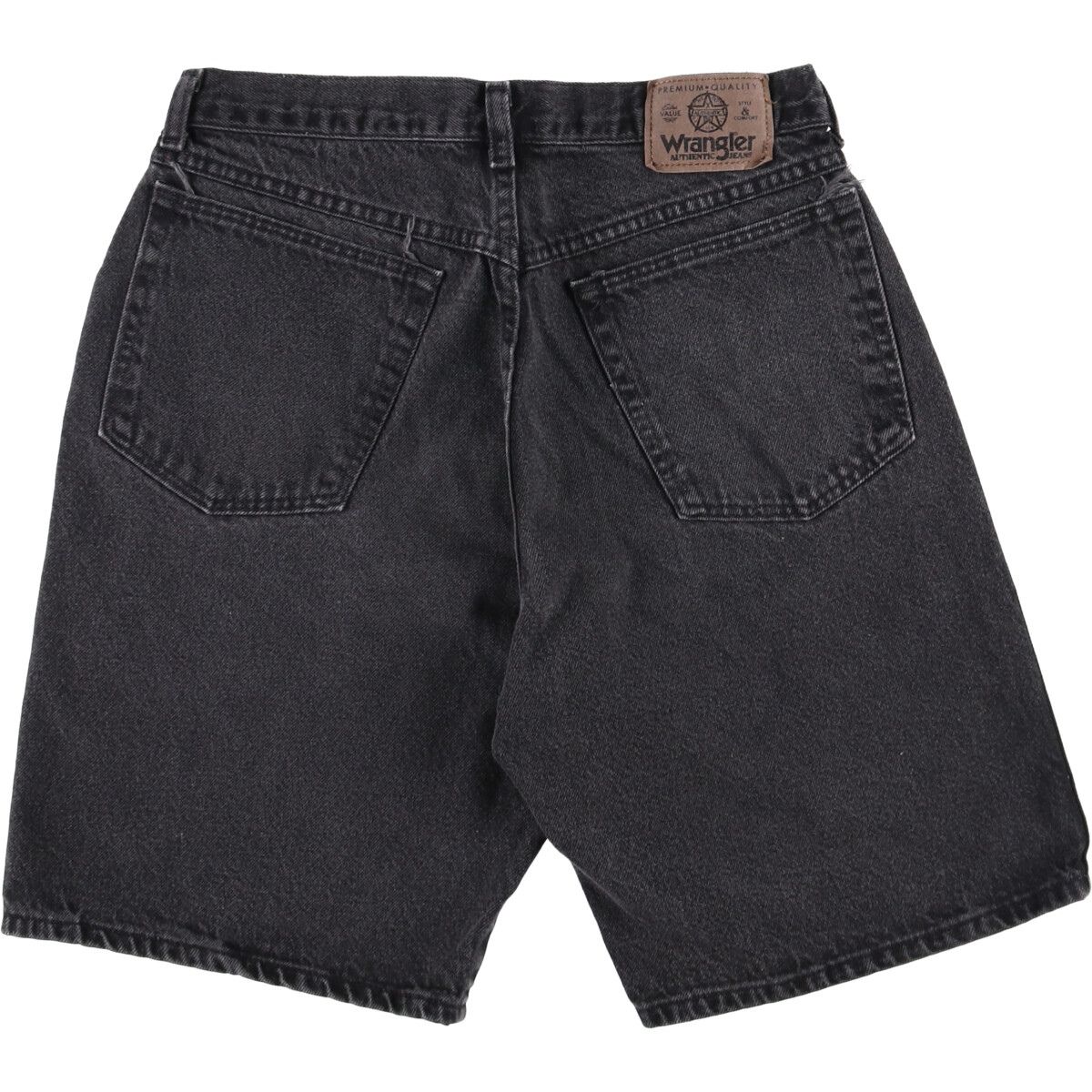 Wrangler ブラックデニムショーツ