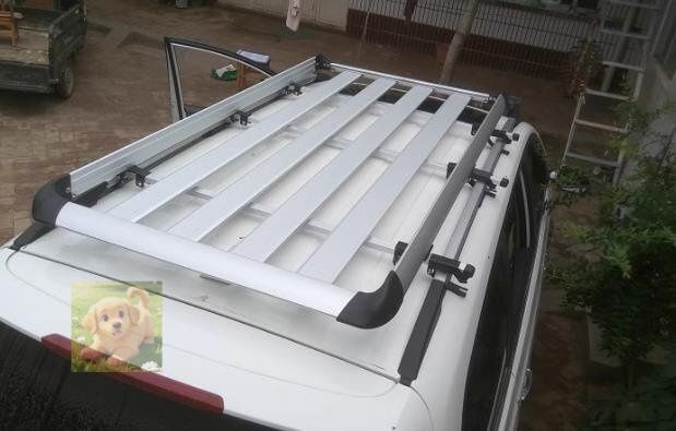 アルミ合金製 ルーフラック カーゴラック ルーフキャリア 長さ1.4×幅1m 最大積載100kg 汎用 キャンプ用 積載用