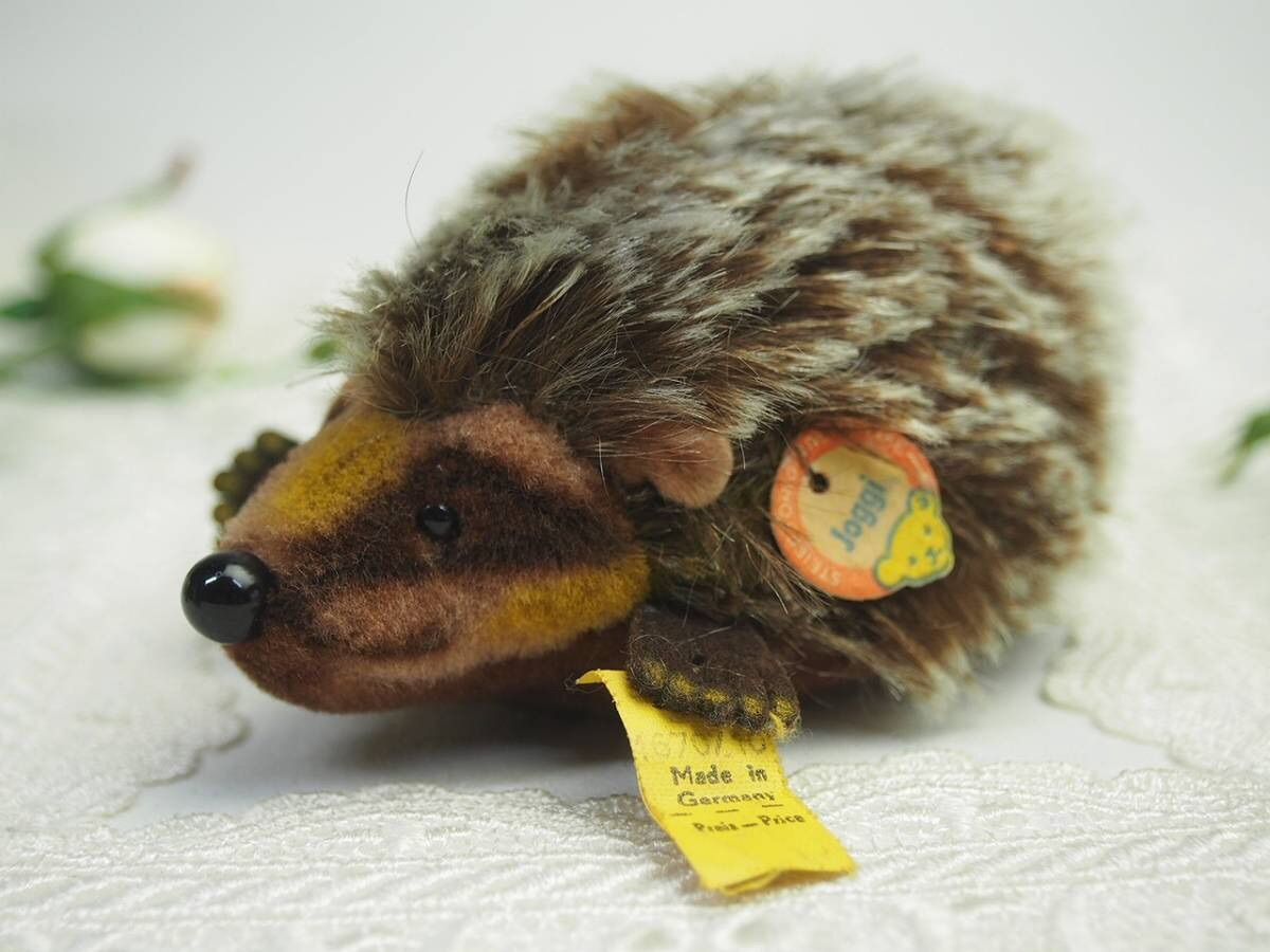 送料無料☆シュタイフ☆Joggi Hedgehog完品☆1968年製ハリネズミの