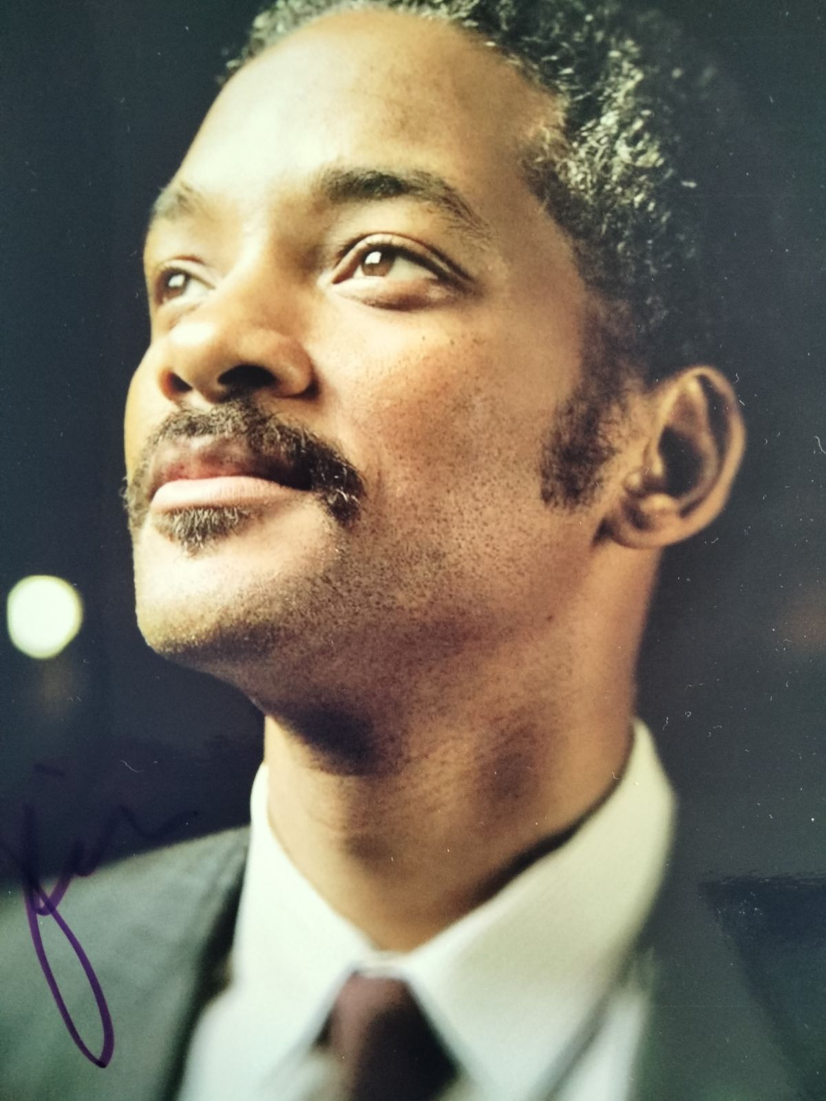 ウィル・スミス直筆サイン入り超 大型写真…Will Smith…幸せの