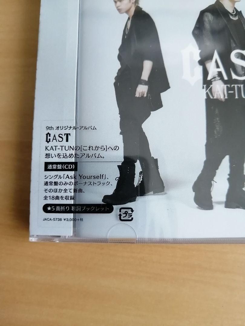 新品★KAT-TUN CAST 通常盤 CD 亀梨和也 上田竜也 中丸雄一 カトゥーン