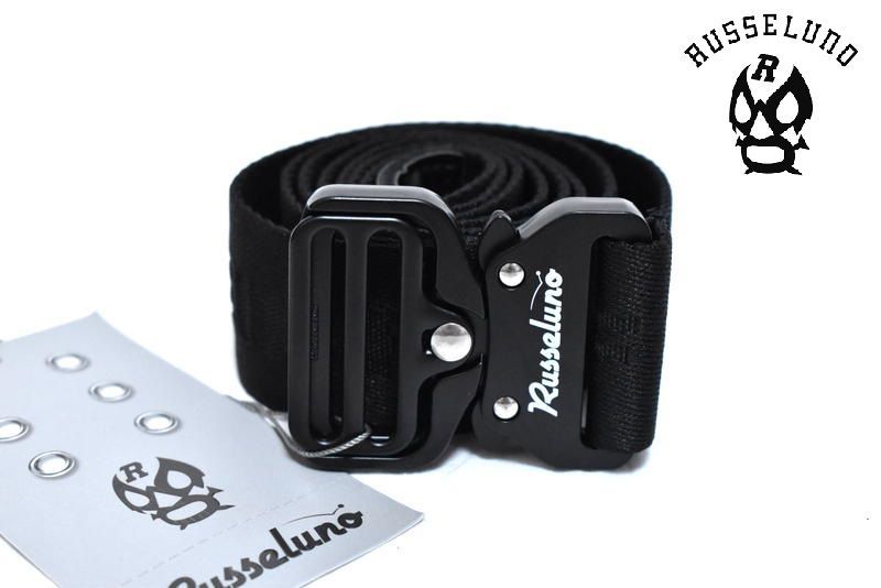 ラッセルノ ゴルフ コブラ ベルト ブラック 定価1万6500円 RGD-2312502 ゴルフ コブラバックル Russeluno Cobra Belt