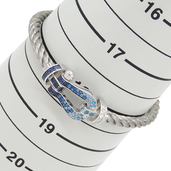 フレッド FRED ブレスレット フォース10 LM K18WG サファイア
