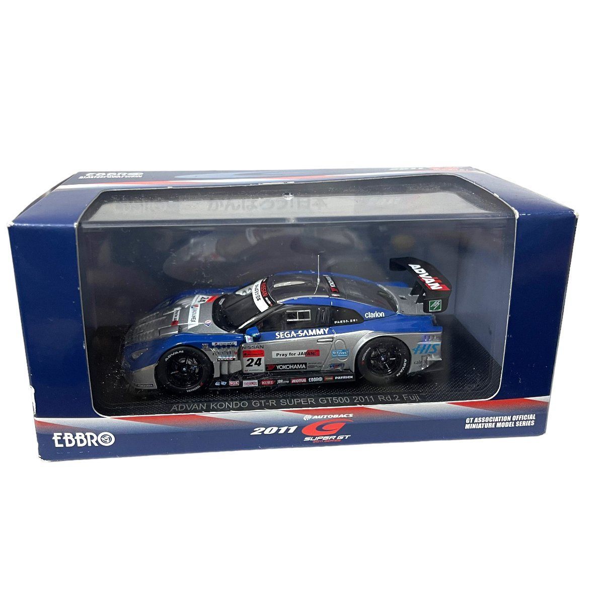 未開封 EBBRO エブロ ミニカー Minichamps 1/43 SUPER GT500 ADVAN KONDO GT-R Rd.2 Fuji  完成品 】 - メルカリ