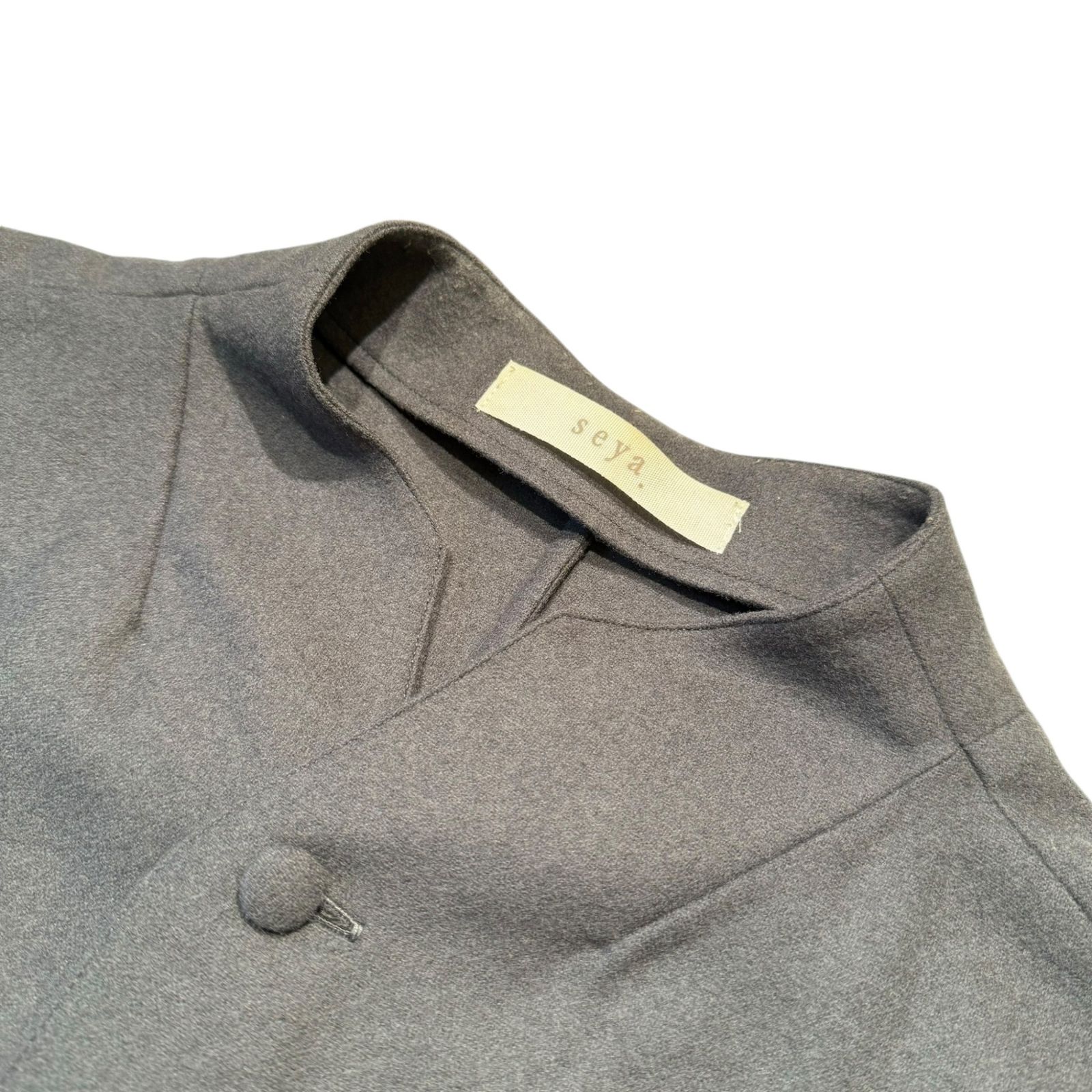 seya. (セヤ) KHAM SHIRT-JACKET 21050310641530 シャツ メンズ グレー 
