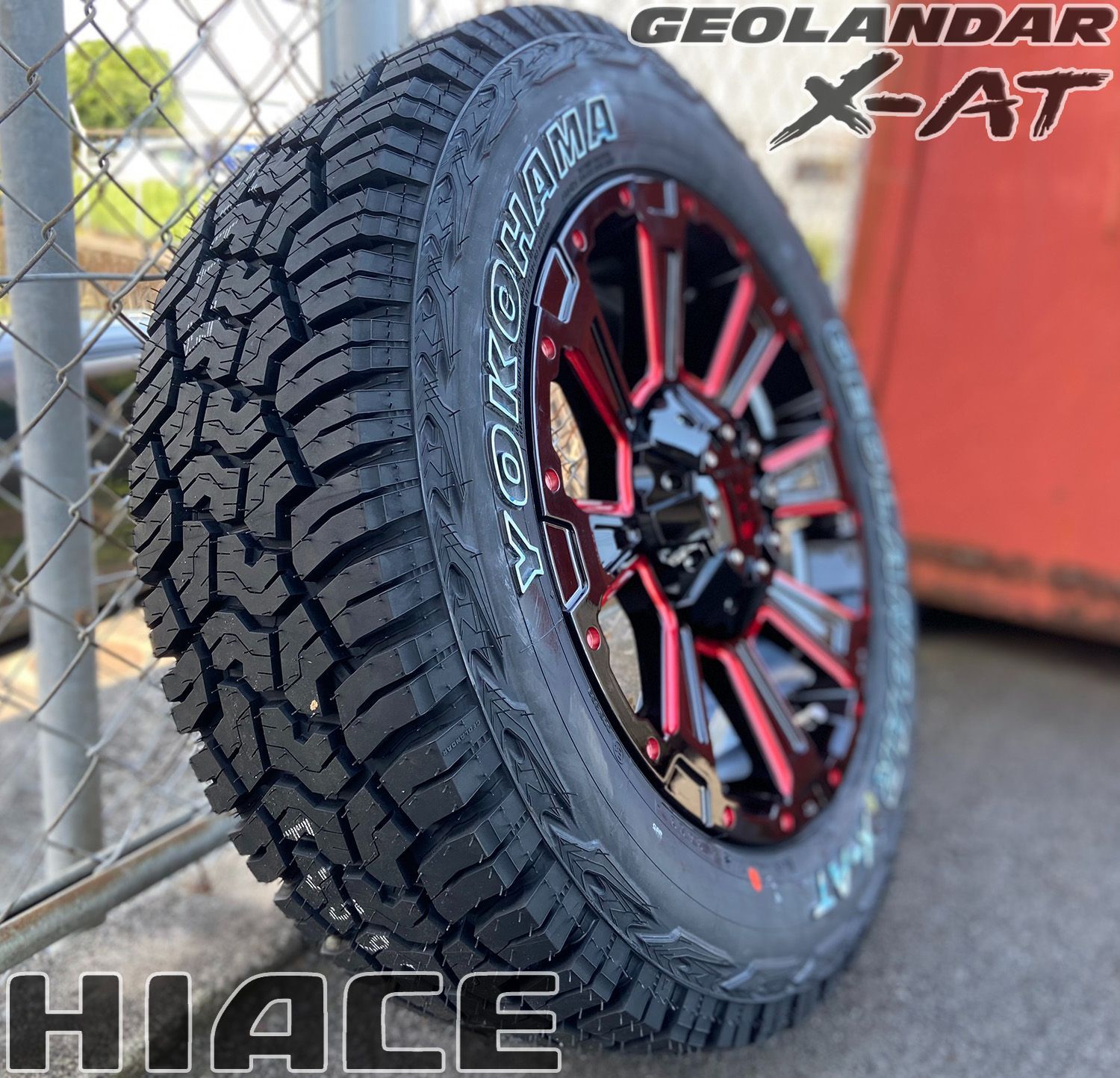 最安価格(税込)ヨコハマ ジオランダー AT 215/65R16 ホワイトレター Bouny Collection BD12 16インチ ハイエース200系 レジアスエース ラジアルタイヤ