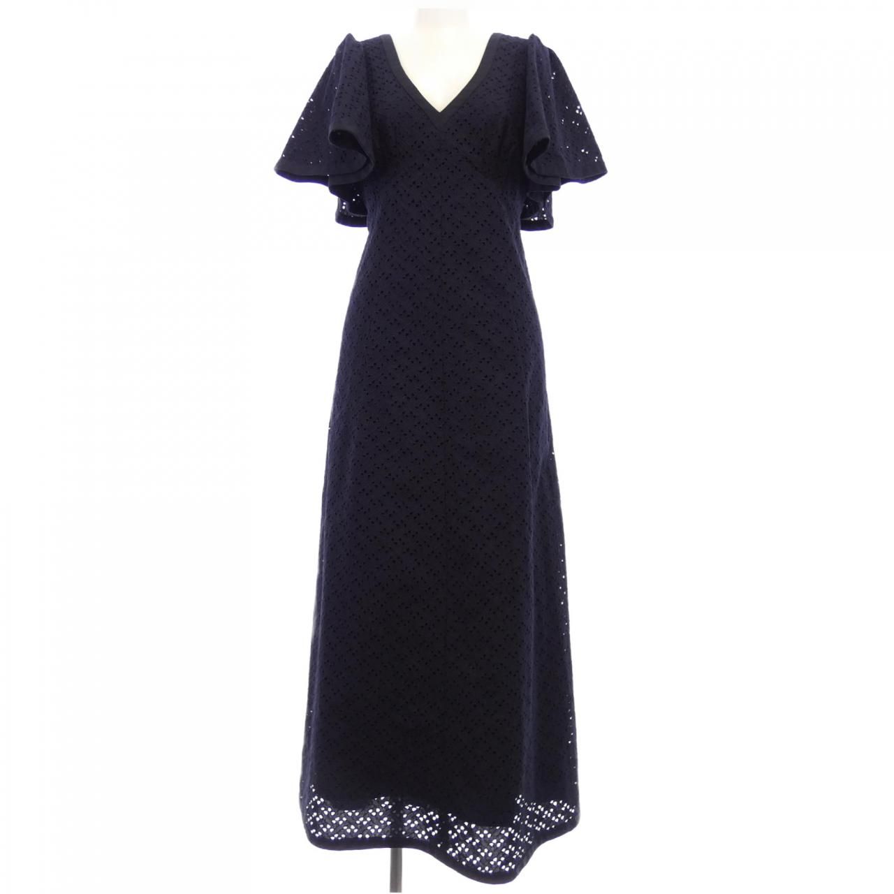 Mame Kurogouchi 　ワンピース 2023PS Mame Kurogouchi マメクロゴウチ Lace Stripe Knitted