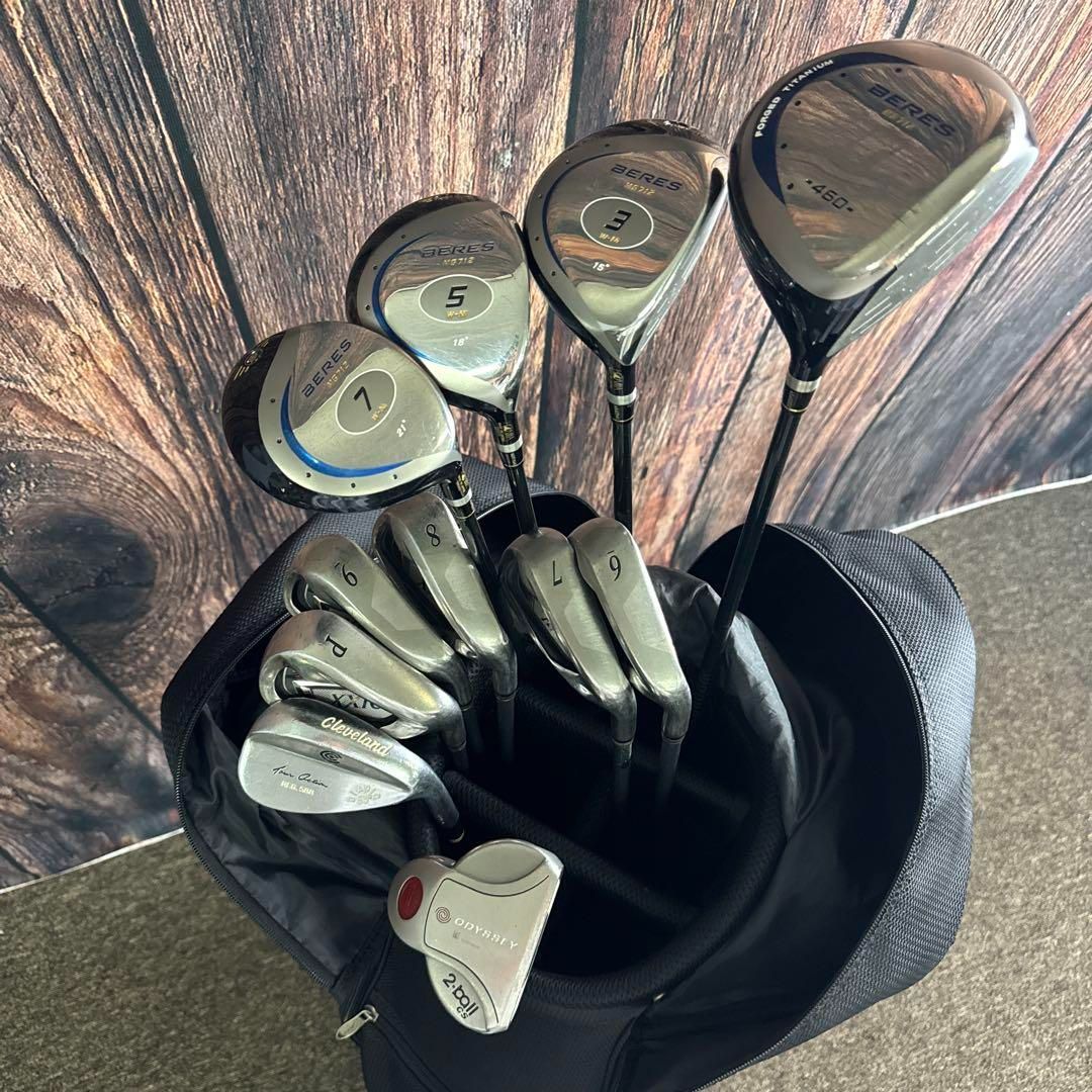 ゴルフクラブ11本セット スリクソンキャディバッグ