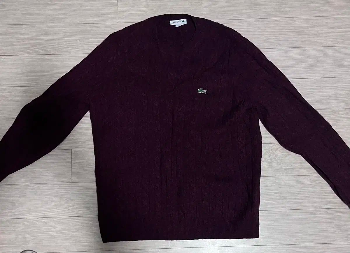 LACOSTE(ラコステ) ニット セーター 出品 バーガンディー us5 サイズ