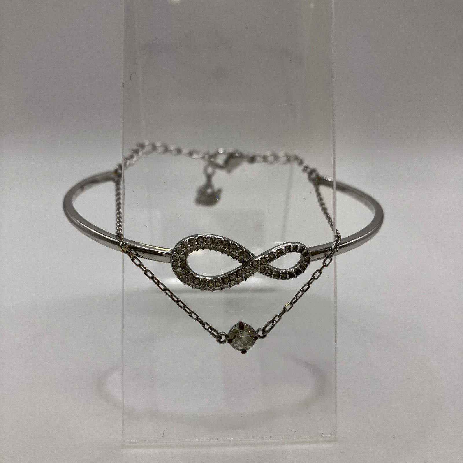338 SWAROVSKI スワロフスキー バングル ブレスレット インフィニティ 