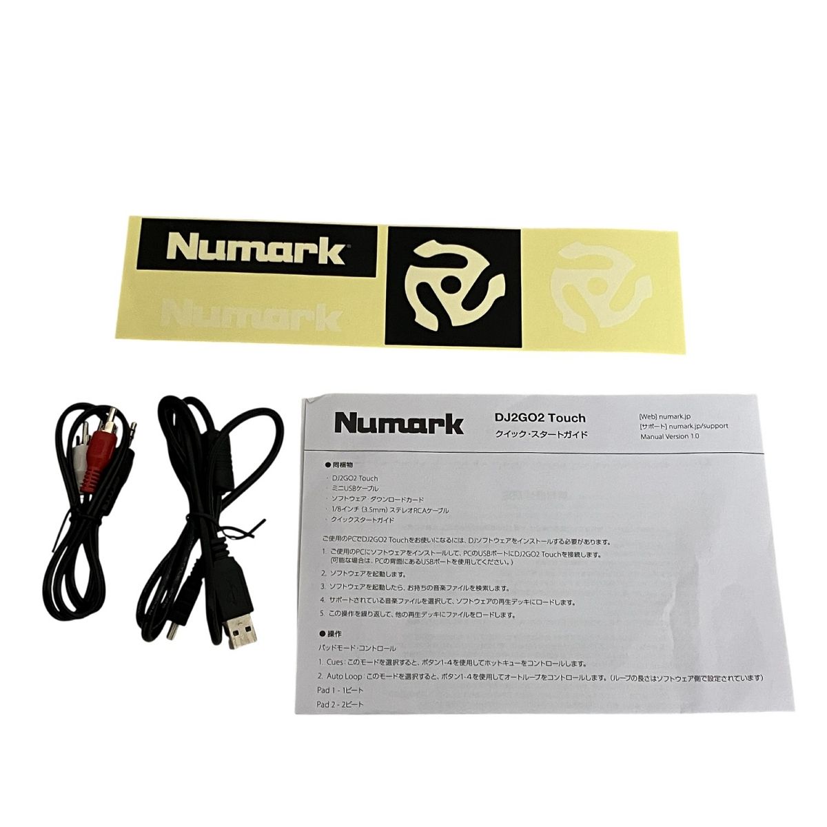Numark DJ2GO2 TOUCH DJコントローラー 音響機材 良好 T10519722