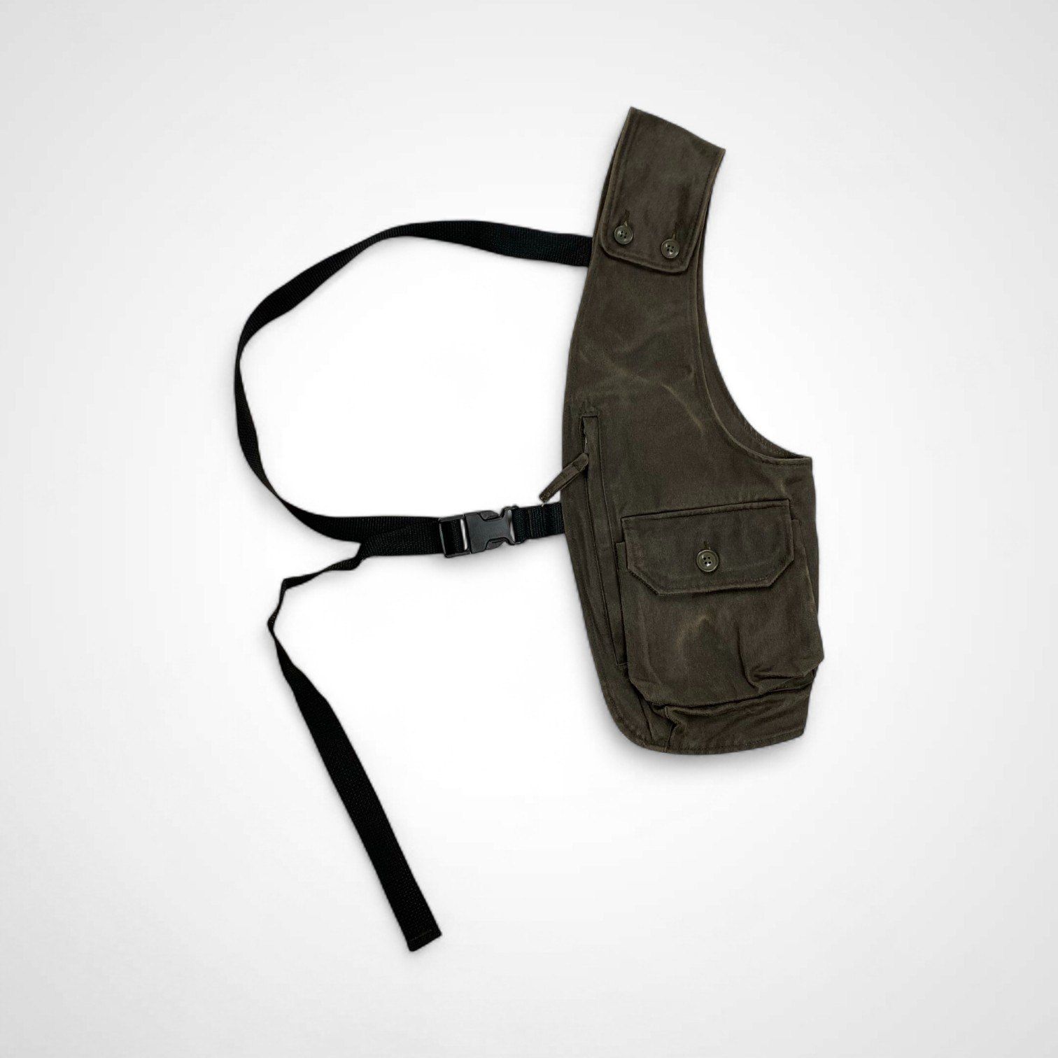 ENGINEERED GARMENTS エンジニアド ガーメンツ | SHOULDER VEST ショルダーベスト ヴィンテージ加工 SIZE