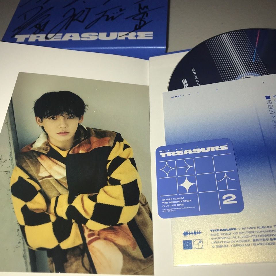 TREASURE 直筆「THE SECOND STEP:CHAPTER ONE」