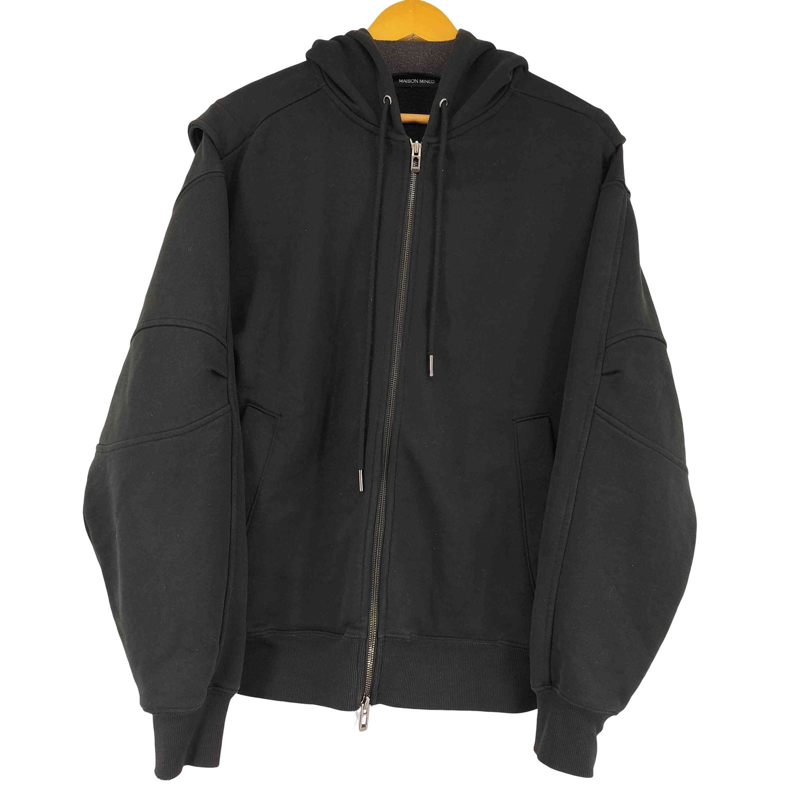 ユーズドフルギ USED古着 MAISON MINED 23AW ELBOW GUARD HOOD ZIP-UP メンズ JPN：S 
