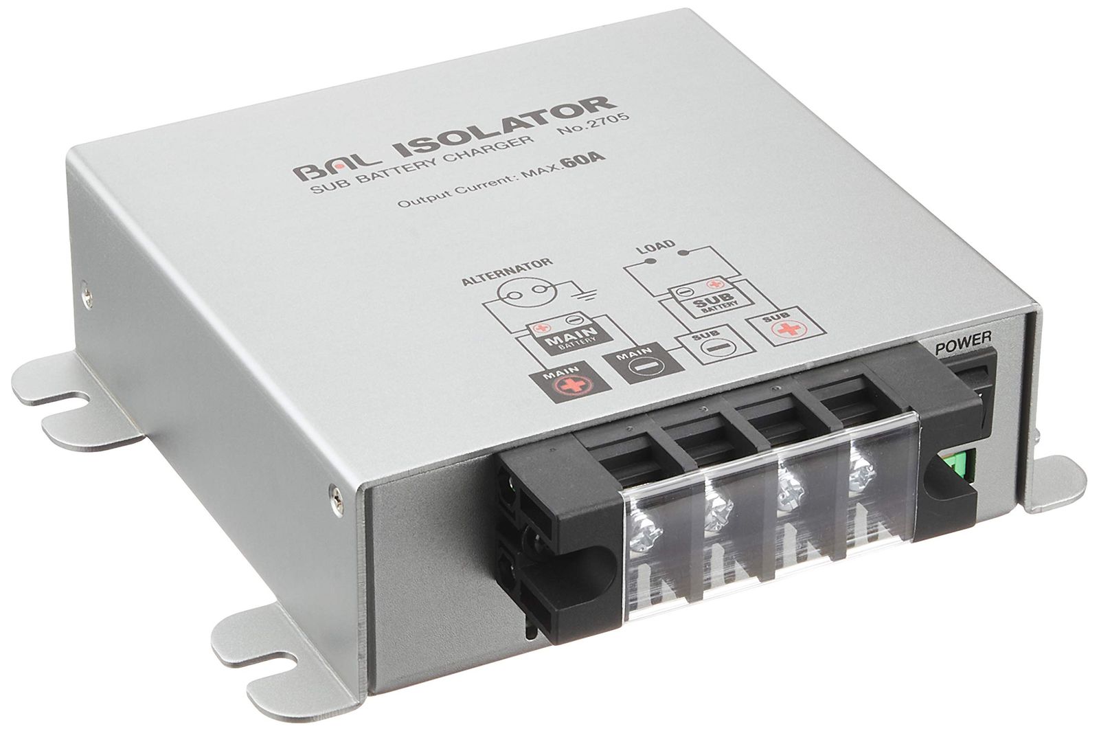 BAL 大橋産業 アイソレーター DC12V車 充電器 2705