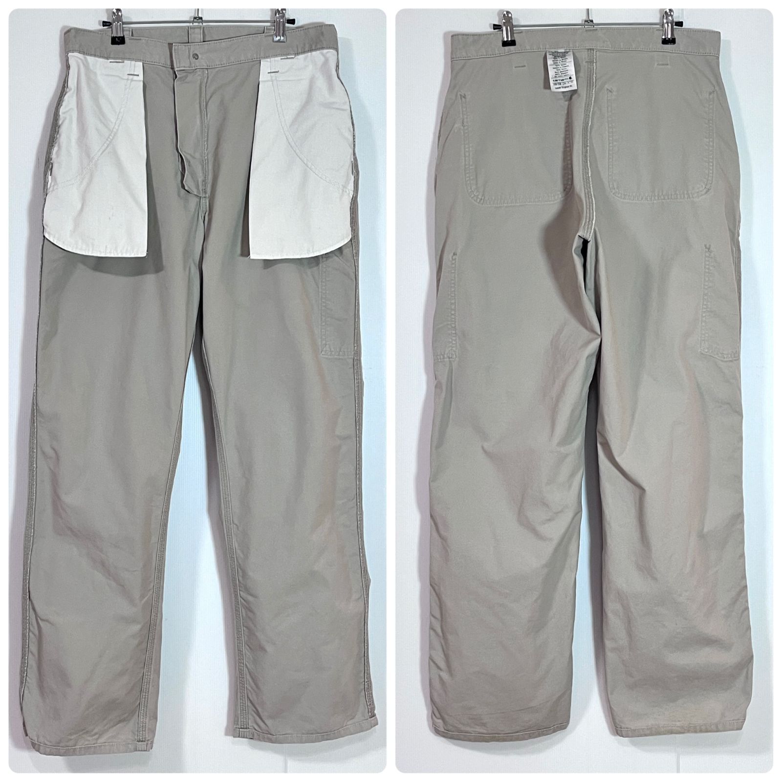 Carhartt カーハート W34 L32 TAN タン ベージュ レザー Carhartt カーハート W34 L32 TAN タン ベージュ レザー