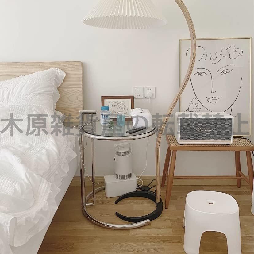 ステンレススチール持ち上がるコーヒーテーブルガラス側テーブルシンプルな透明コーヒーテーブル コーヒーテーブル