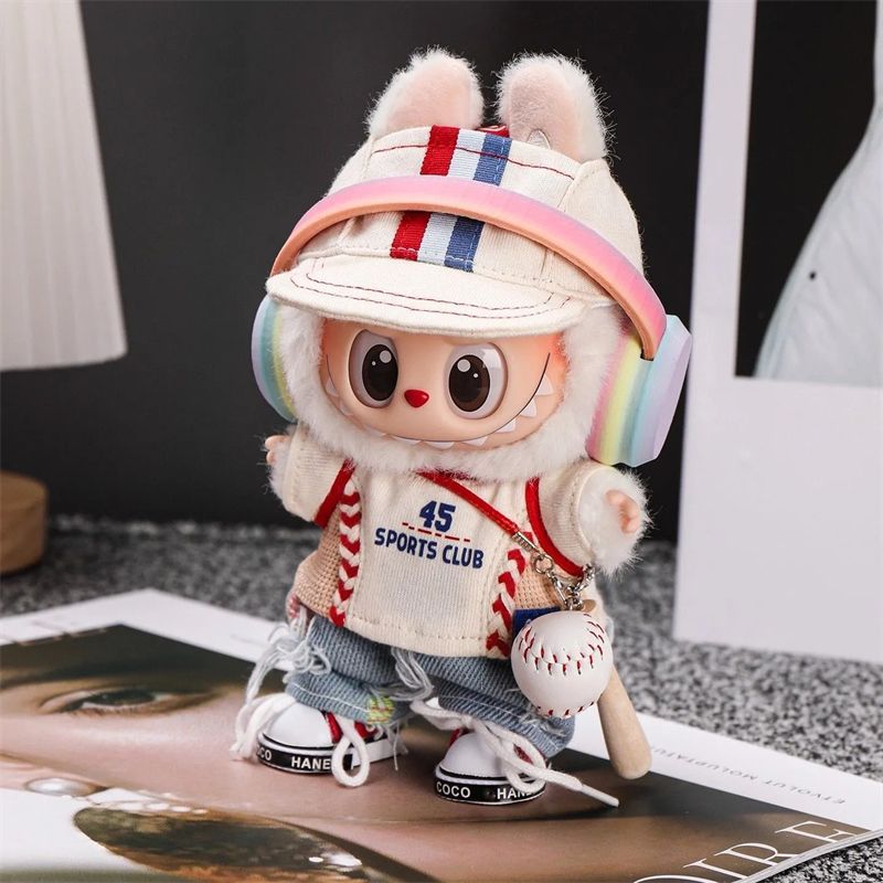 Los Angeles Dodgers 着せ替え　17番　らぶぶ　縫い服　野球 ラブブ ユニフォーム 17 着せ替え ぬい服 ドジャース Dodgers