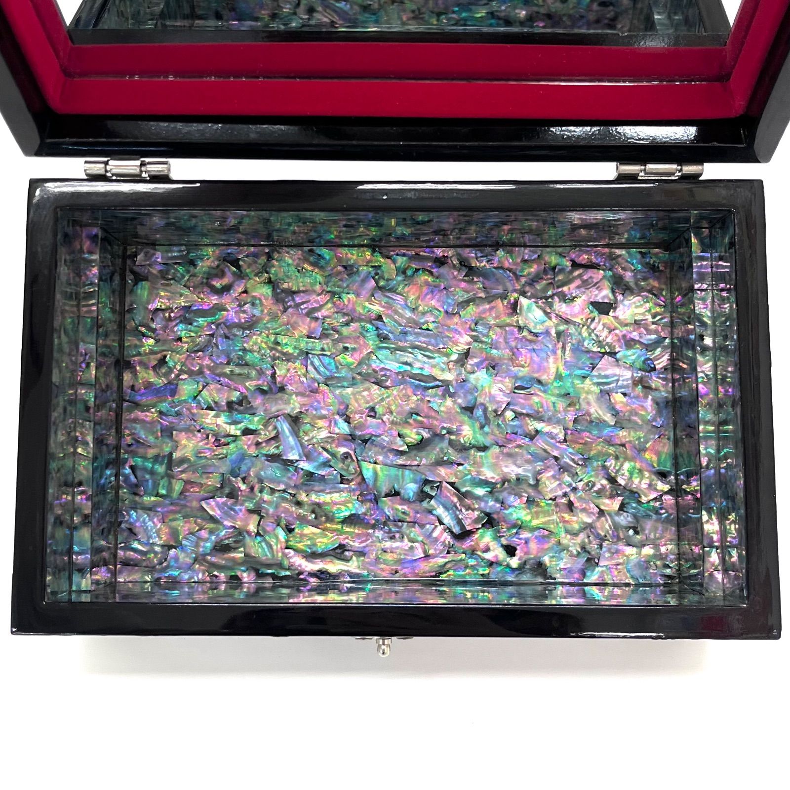 ◇螺鈿細工 ジュエリーケース アクセサリー 韓国 伝統工芸 収納 小物