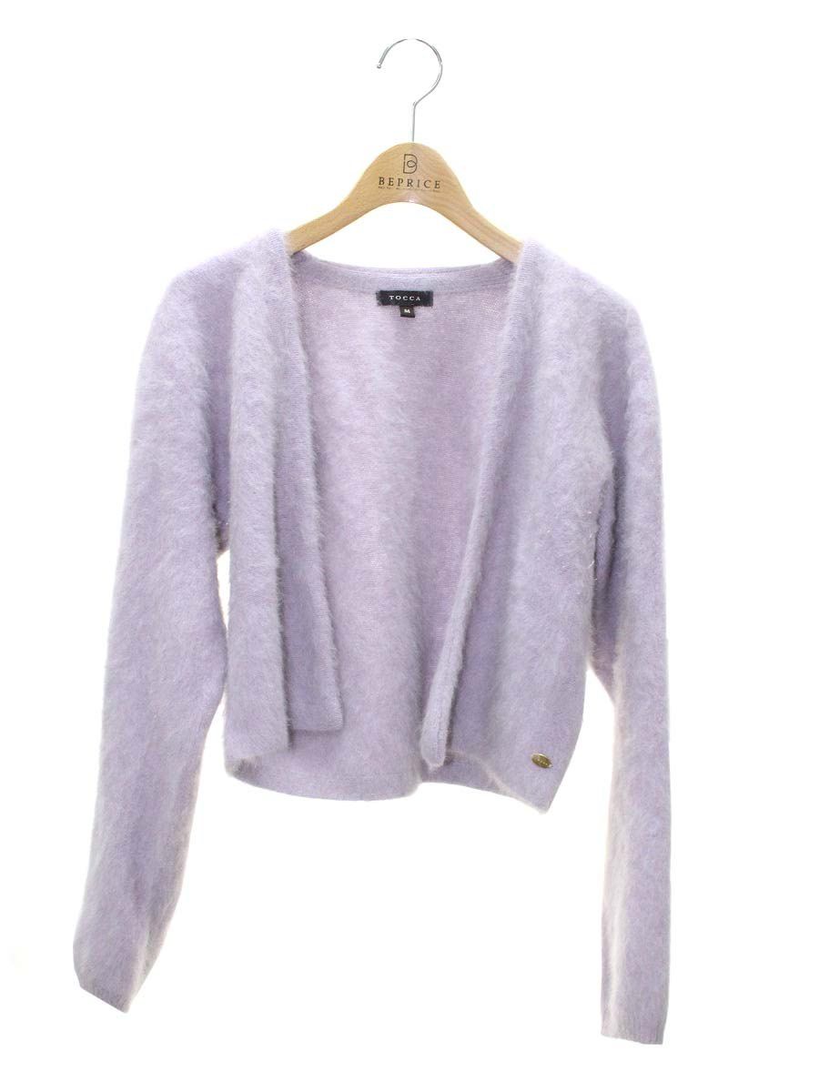 ☆TOCCA☆ボレロカーディガン　M トッカ APRICE BOLERO ボレロ KRTONW0220 M パープル 2022 FALL