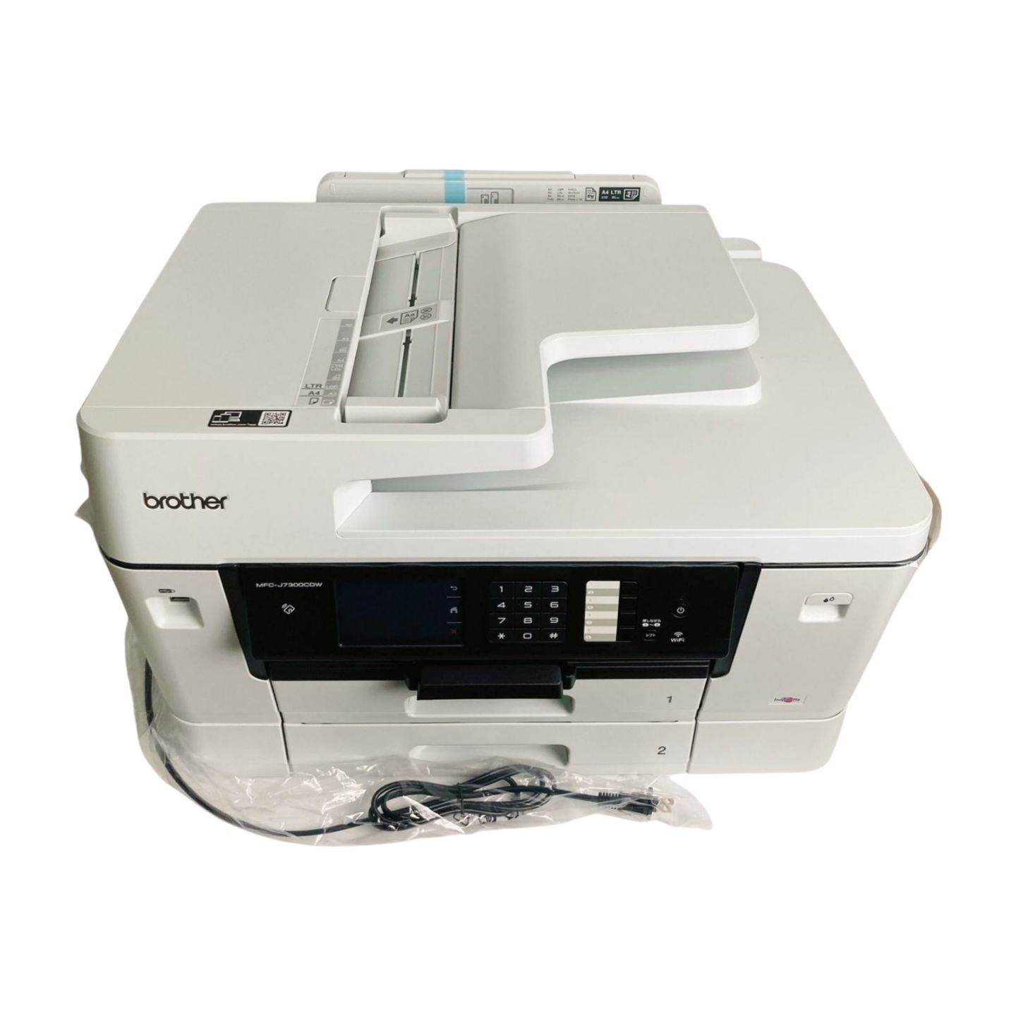 メンテ済☆BROTHER ブラザー工業 A3 インクジェット FAX複合機 JUSTIO MFC-J6510DW ブラック プリンター スキャナー 新品インク付属 推奨品A3対応ブラザー MFC-J7300CDW プリンター A3