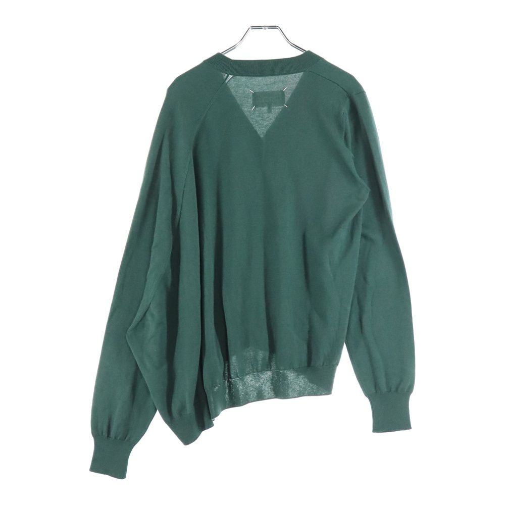 Maison Margiela メゾンマルジェラ COTTON CARDIGAN カシミヤ混 コットンカーディガン グリーン レディース S51HA1037