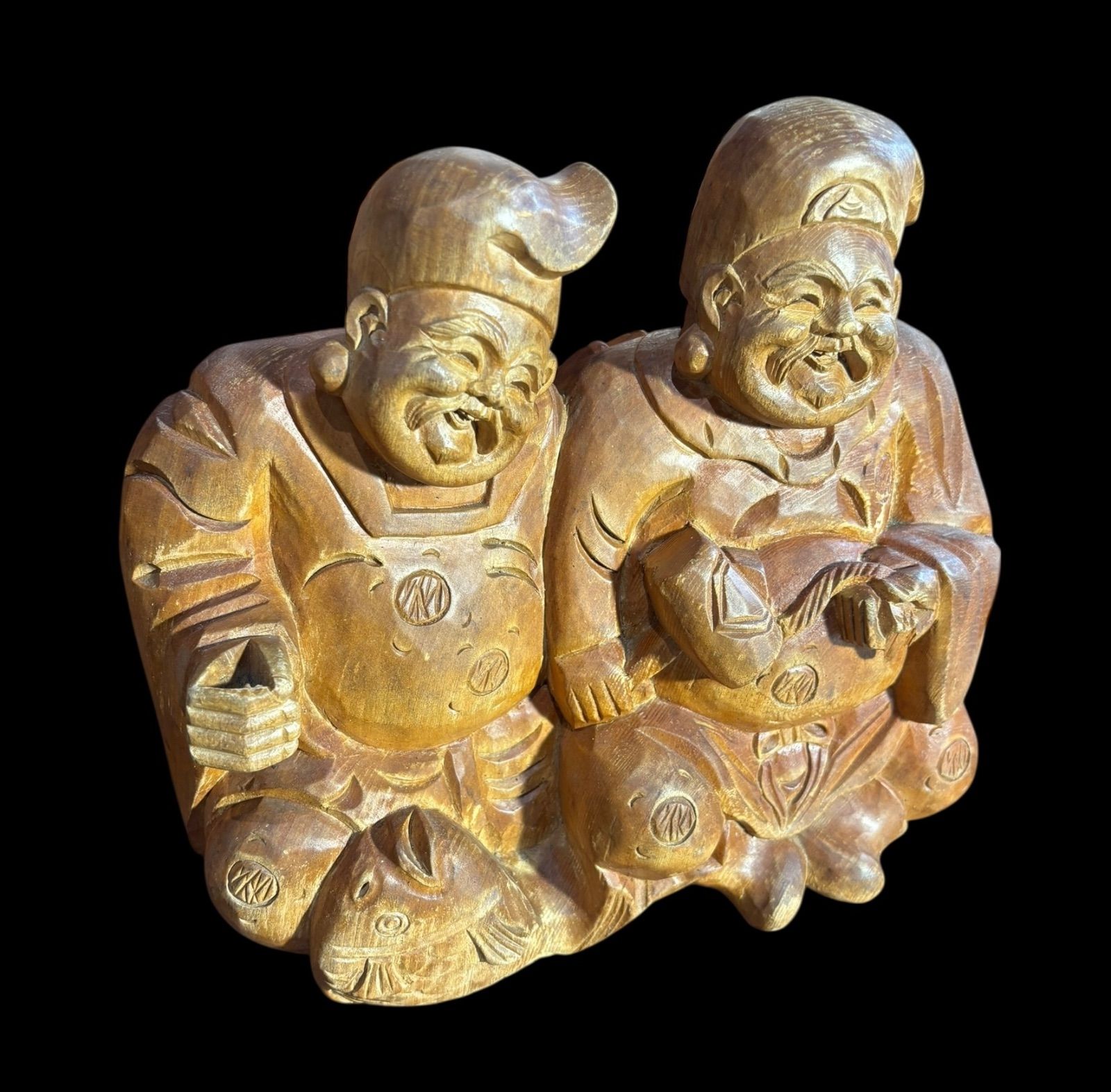 骨董品　七福神【大黒天さまと恵比寿さま】 骨董品 七福神【大黒天さまと恵比寿さま】 【公式通販】