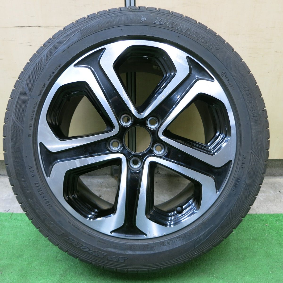 ホンダ 　ヴェゼル純正17インチ 　タイヤホイール4本セット　215/55/17 ホンダ ヴェゼル純正17インチ タイヤホイール4本セット 215/55/17