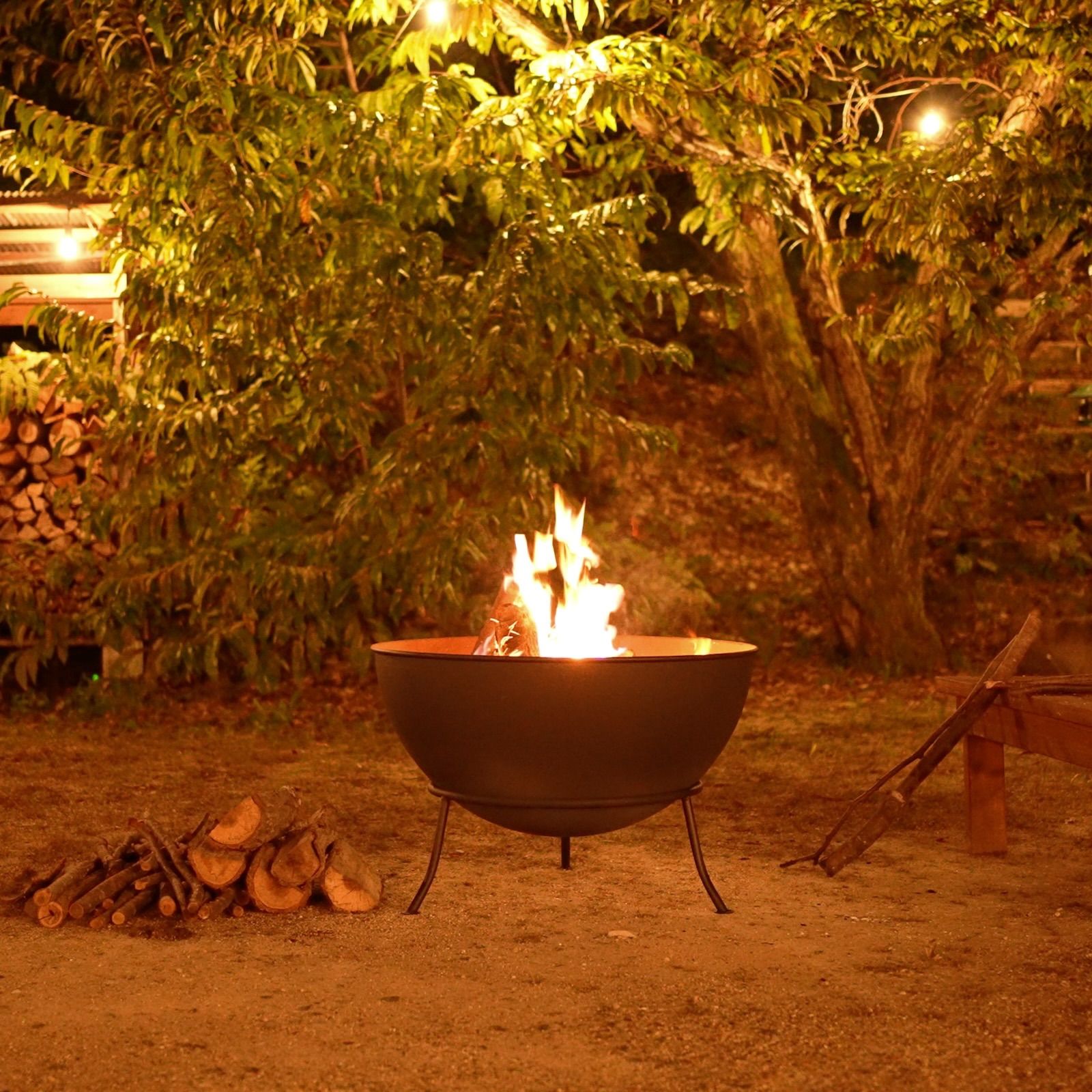 A 新品 アウトレット ファイヤーピット ボウル 81cm 焚き火台 大型 深型 Fire Pit BOWL ファイヤーピット・ボウル（焚火台）81cm