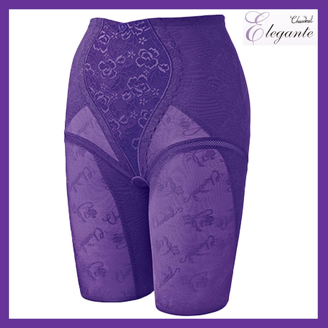 シャンデールハイウエストガードル補正下着76ピオニーパープル