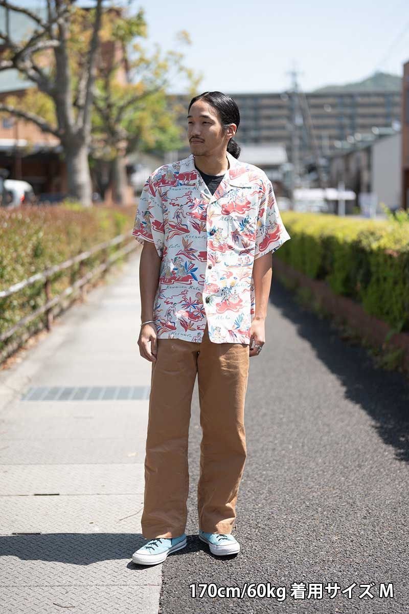 SUN SURF サンサーフ 半袖 アロハシャツ RAYON HAWAIIAN SHIRT