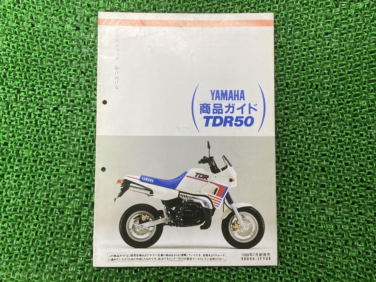 TDR50 サービスマニュアル 補足版 ヤマハ 正規 中古 バイク 整備書 3FY