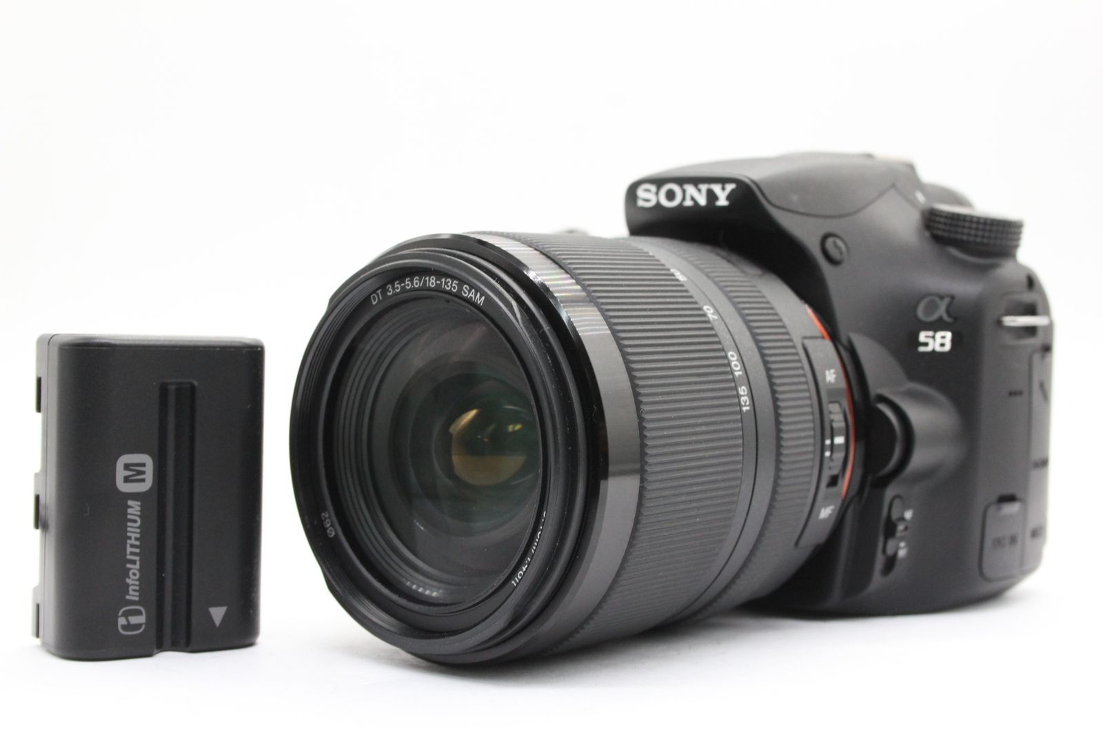 返品保証】 ソニー Sony α58 DT 18-135mm F3.5-5.6 SAM バッテリー付き デジタル一眼 v4184 - メルカリ