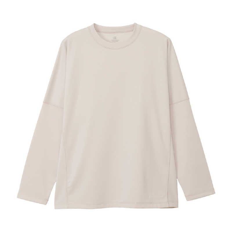 送料無料 ♥ 未開梱 チャンピオン リカバリーウェア ロングスリーブTシャツ Mサイズ サンドベージュ C3-CS490