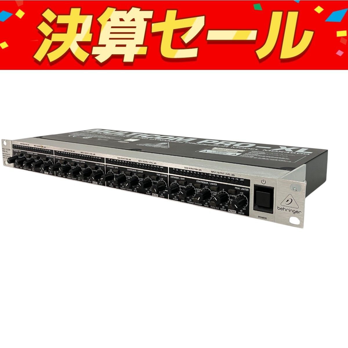 BEHRINGER MDX4600 4チャンネル コンプレッサー 音響機器