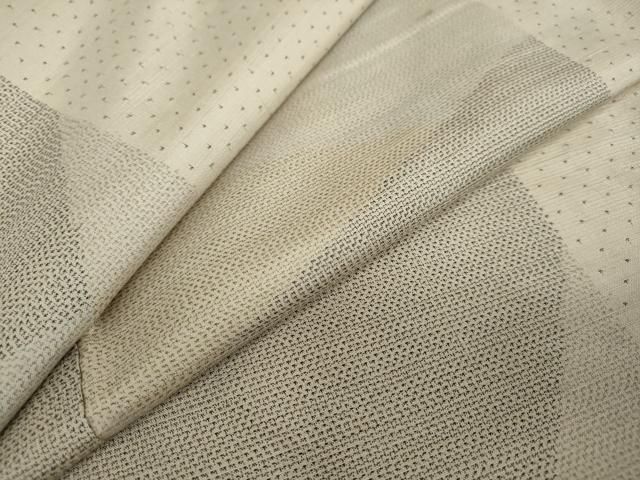 平和屋着物○上質な紬 絣文様 正絹 逸品 CAAU1684yc