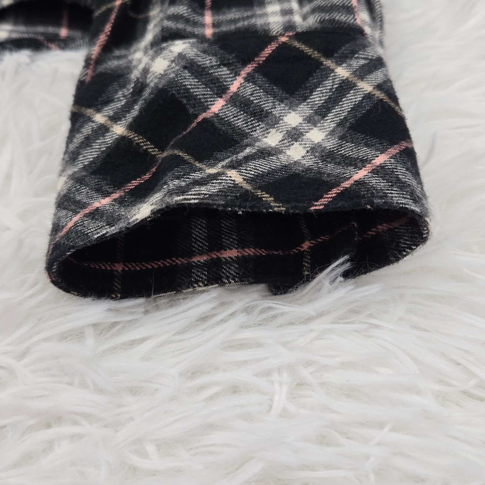 バーバリーブルーレーベル 長袖シャツ ノバチェック ホース刺繍 38 M